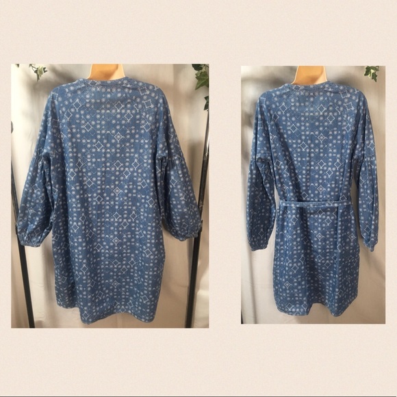 Denim Company* Size.10. Relaxed/casual/Boho style midi dress - Picture 3 of 12